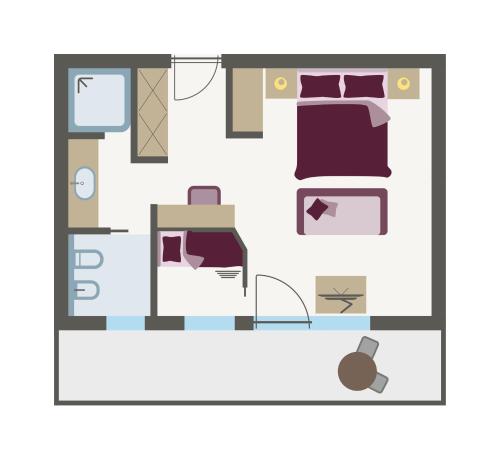 Suite, 2 camere da letto
