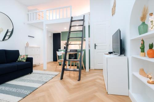 Studio élégant 4 couchages Front de Mer clim Parking privatif Wifi, Nice (fotografie 8)