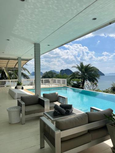 平方米3臥室別墅 (錫高) - 有3間私人浴室 (The Sunny Hill Pool Villa 240° Panoramic Sea Views) in 錫高