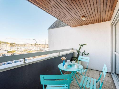 Appartement 3 pièces à La Trinité-sur-Mer avec parking, 4 pers., vue sur port - FR-1-477-99 - Location saisonnière - La Trinité-sur-Mer