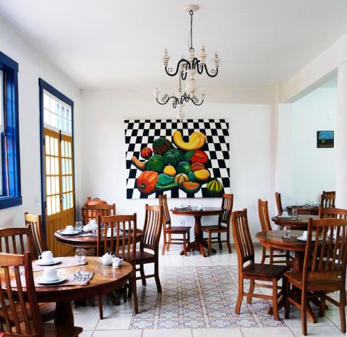 餐廳, Tiradentes Pousada Ramalhete in 蒂拉登特斯