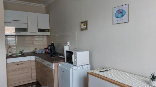 Køkken, Faluvégi Vendégház (Faluvegi Vendeghaz) in Cserépváralja