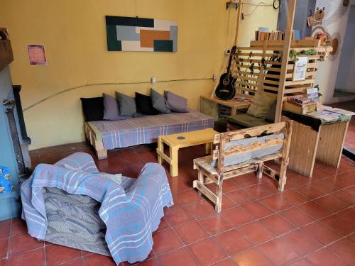 Shared lounge/TV area, Casa Satoshi in San Cristobal De Las Casas