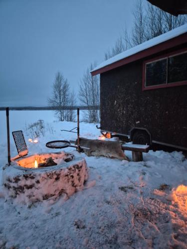 Facilities, Sled-Dog Cabin in Apukka