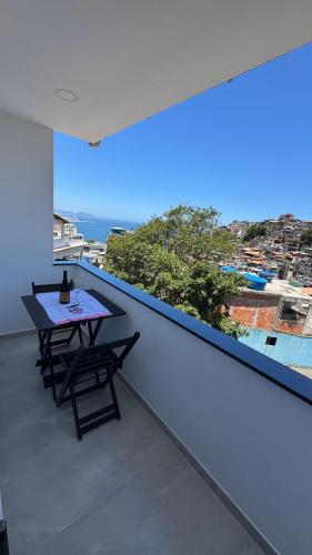 Balcony/terrace, Vizion Mar Vidigal in Vidigal