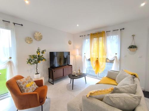 Le Zest d'or - Douceur & Lumière à 5min en voiture de la Plage - Location saisonnière - Petit-Caux