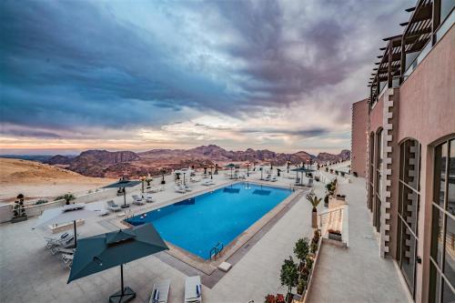 Uitzicht, Petra Pillars Luxury Hotel in Petra centrum