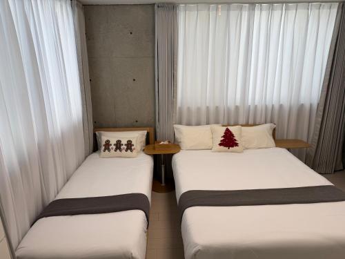 102Room,7-minute walk from Uguisudani Station located on the 1nd floor of an apartment-style building Twin room No elevator