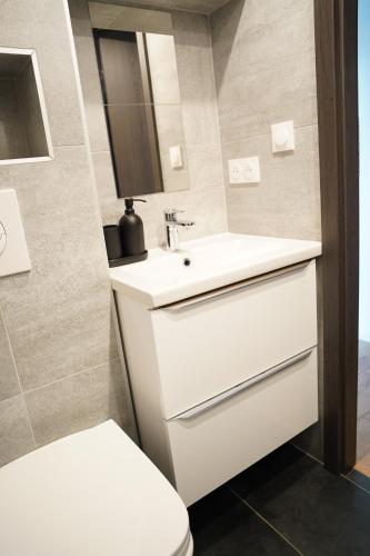 Ванна кімната, L'appartement de la fontaine in Мутціг