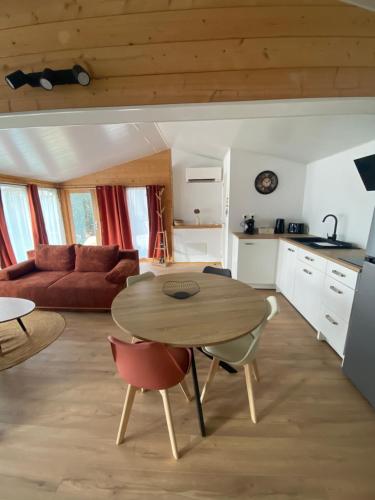 Iekārtas, Chalet bois cosy indépendant climatisé avec petit jardin (Chalet bois cosy independant climatise avec petit jardin) in Saint-Jean-de-Niost (Rhone-Alpes)