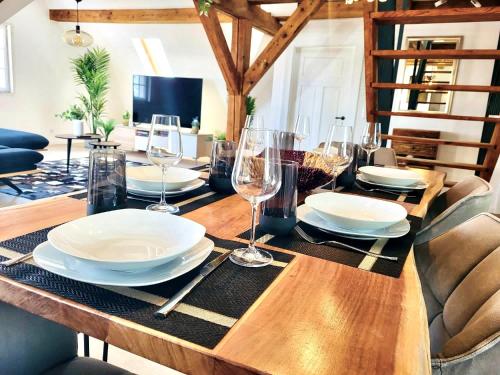 Instalaciones, EDEN - Penthouse-Loft über den Dächern Kaufbeurens (EDEN - Penthouse-Loft uber den Dachern Kaufbeurens) in Kaufbeuren