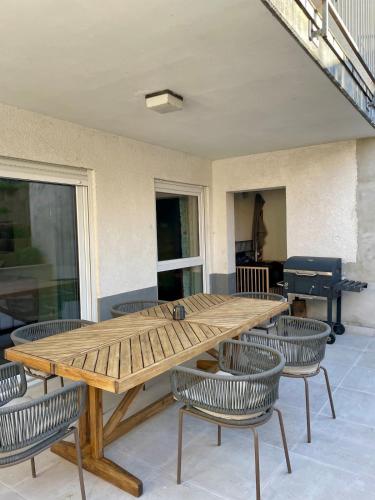 Balkon/Terrasse, Moderne Wohnung nahe Hockenheimring für bis zu 8 Personen (Moderne Wohnung nahe Hockenheimring fur bis zu 8 Personen) in Hockenheim