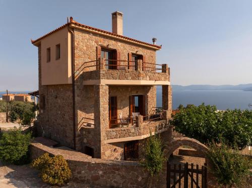 Stone Sunset Villa gîte à louer Órmos Kípos