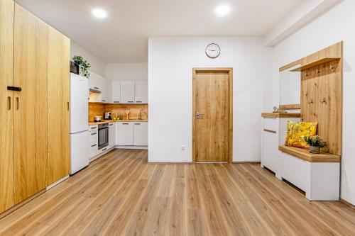 virtuve, Apartmán Šumava-Rejštejn (Apartman Sumava-Rejstejn) in Rejštejn