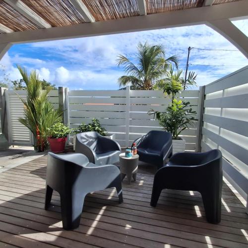 บริการและสิ่งอำนวยความสะดวก, Appartement neuf a 150 metres de la mer wifi in เลอ ยามัน