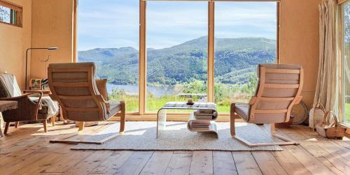 Self-Built Cabin With Views Over Leirvik, Bø