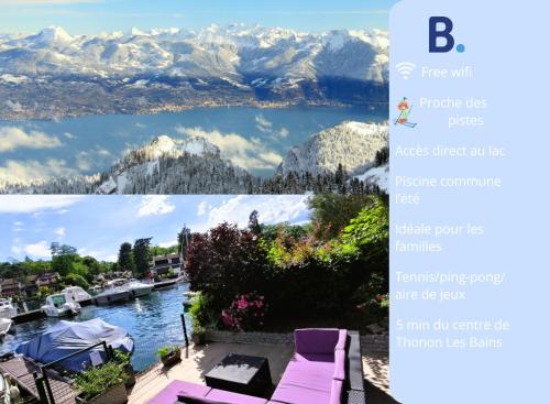 Le bonheur les pieds dans l'eau - Location, gîte - Thonon-les-Bains