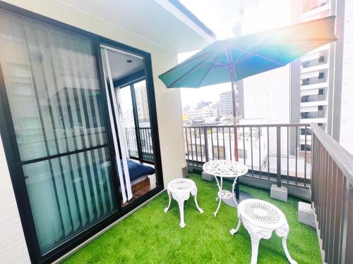 501落地大床房-心斋桥-道顿堀-日本桥-大阪城公园-难波-梅田-地铁站200m-京都奈良神户