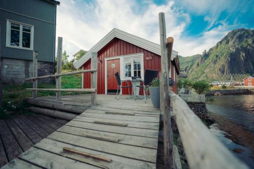 Vista exterior, Svinøya Rorbuer in Svolvær