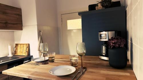 廚房, Ferienwohnung Seelenruh in 法爾肯塞