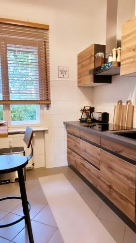 廚房, Ferienwohnung Seelenruh in 法爾肯塞