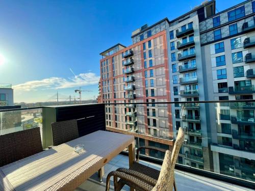 貝爾格勒 City Crown Residence Modern Two Bedroom at BW 2星级 单人房 餐厅