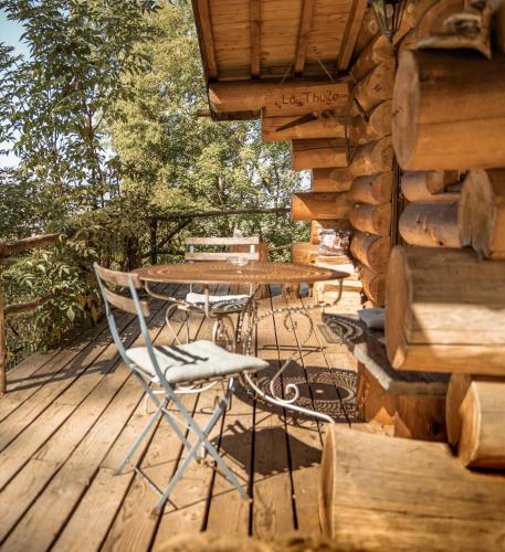 Balkons/terase, Les Cabanes Du Saleve in Collonges-sous-Saleve (Rhone-Alpes)