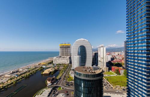 Kilátás, Hotel Apartment in Orbi City in Batumi