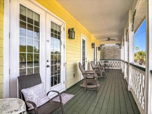 Erkély/terasz, Inn on the Avenue in New Smyrna Beach (Florida)