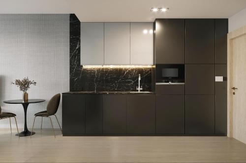 廚房, Baltic View Resort & SPA, a member of Radisson Individuals in 緬濟茲德羅耶