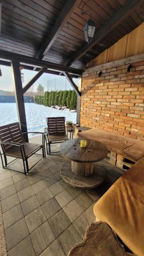 Balkons/terase, Cudodomek SPA w Mrozach Wielkich kolo Elku in Mrozy Wielkie