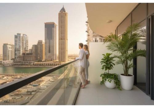 Stylish 1-Bedroom with Lake View in Business Bay, Dubaj