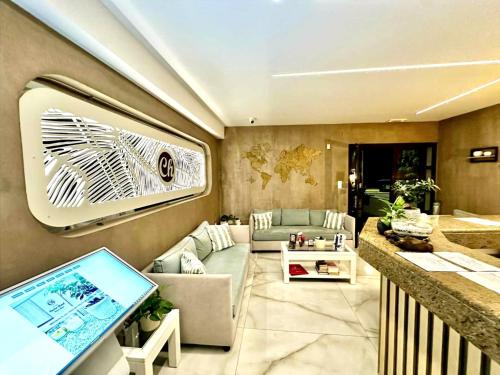 Lobby, Castro Hotel in Gazi
