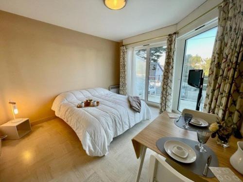 Studio cosy à Quiberon - 20m² - 2 pers. - 2ème étage - Proche plage - Terrasse - Équipé complet - FR-1-478-232 - Location saisonnière - Quiberon