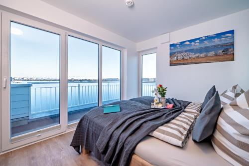 Habitación, Schleivilla Ahoi by Seeblick Ferien ORO 3 SZ Sauna Kamin Wasserlage in Olpenitz