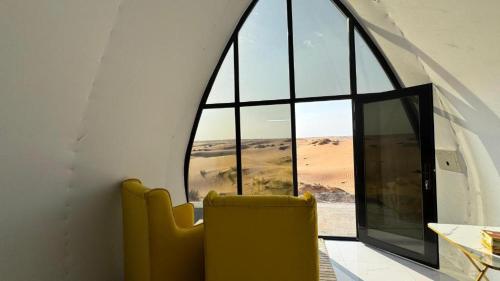 Moon light in Desert Camp in A'Sharqiyah Sands (Wahiba)