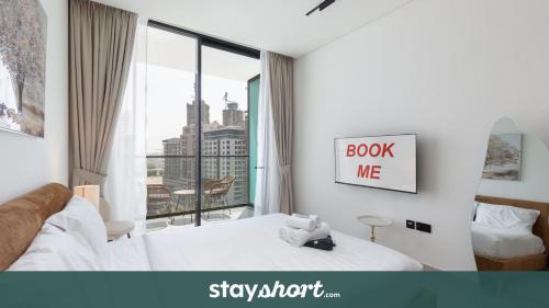 Free housekeeping visits during your stay - StayShort - Perfect Studio in Binghatti Azure JVC - Sleeps 2, Dubái