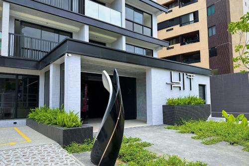 Eingang, Hit Cabo Branco II - LikeHome Hospedagens in Joao Pessoa