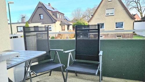 Erkély/terasz, 3 Zimmer I Küche I Balkon I WLAN I Parken I Seepark (3 Zimmer I Kuche I Balkon I WLAN I Parken I Seepark) in Lünen