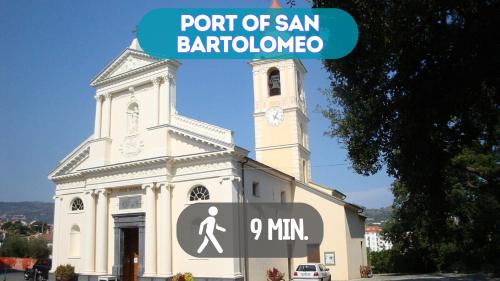 Létesítmények, 7 min from the sea, close to the historic centre in San Bartolomeo al Mare