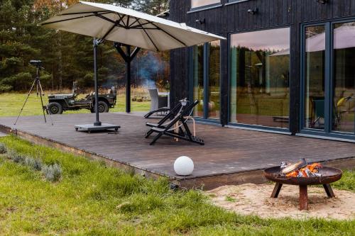 Balcony/terrace, Warmania-Warmia - balia, sauna, SPA in Kochanowka