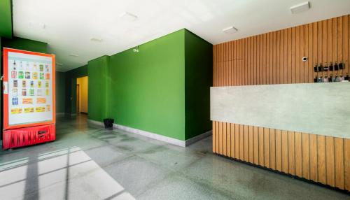 ロビー, Hotel Monte Palma - São Paulo Próximo a Arena Neo Química (Hotel Monte Palma - Sao Paulo Proximo a Arena Neo Quimica) in ヴィーラ ジャクイ