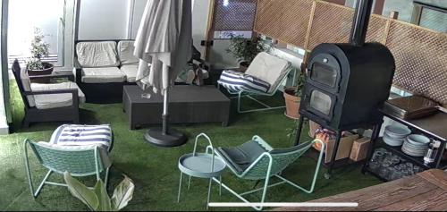 陽台/露台, Marevita Hostel-Quiet & super hygienic hostel with privacy beds-Ideal for winter stays in 阿利坎特