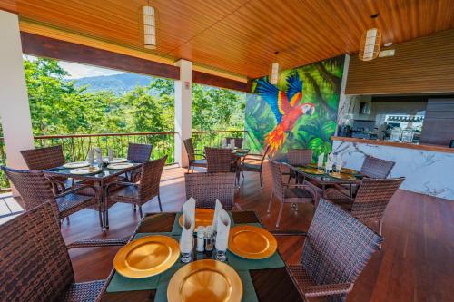 Restaurant, Hotel Sanctuarium Adults Only in La Fortuna