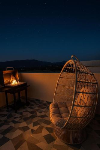 balkon/terras, Stellarium Hotel-Valle de Guadalupe in El Porvenir