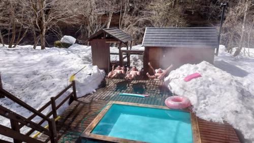 一色の森プライベートサウナからまつ山荘 in Shokawa