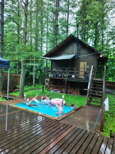 一色の森プライベートサウナからまつ山荘 in Shokawa