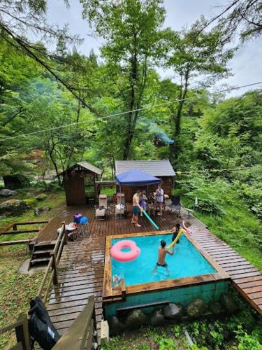 一色の森プライベートサウナからまつ山荘 in Shokawa