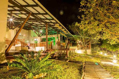 餐廳, Naara Eco Lodge & Spa in 希登蓋萊