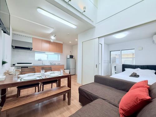 Tokyo Stay House Ikebukuro --Kitchen-Living-dining-3room--